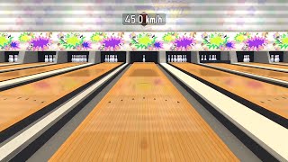 あつまれBOWLING：バラエティ　5ピンスペア×3　ルーレット→ラグビー  #あつまれBOWLING #ボウリング