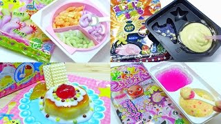 ASMR Unboxing Kracie Popin Cookin Japanese DIY Candy Kit Compilation