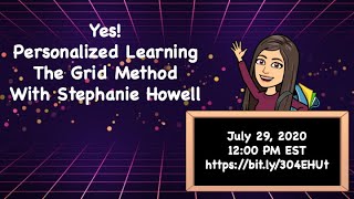 Yes! Personalized Learning- The Grid Method