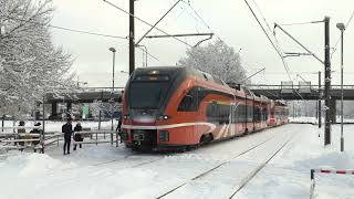 Штадлерские дизель-поезда 2236+2237 на о.п. Китсекюла / Stadler DMU's 2236+2237 at Kitseküla stop