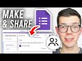 How To Make Google Form and Share Link - Full Guide