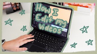 EDIT W/ ME!! // how i edit my youtube videos on my iPad