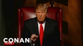 Donald Trump Moderates GOP Debate 12/05/11 | CONAN on TBS