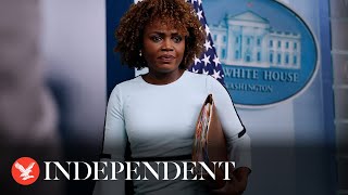 Live: White House briefing with Karine Jean-Pierre