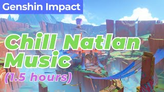 Natlan OST Relaxing Music 5.0 (1.5hrs extended mix) Genshin OST | Natlan Relaxing Soundtrack 原神