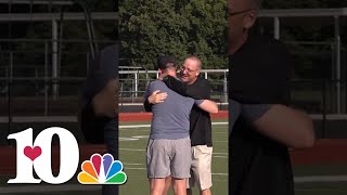 Former high school football players reunite with their coach