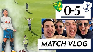**SCENES** SONNY(손흥민) WINS GOLDEN BOOT • SPURS GET CHAMPIONS LEAGUE! Norwich 0-5 Spurs [MATCH VLOG]