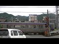 00164　ＪＲ和歌山線・南海高野線橋本駅の近くの西側の踏切　南海電鉄高野線橋本1号踏切