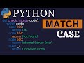 Match Case Statements in Python | Python Tutorial
