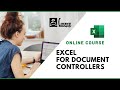 Excel Courses for Document Control Professionals