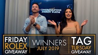 Watch Gang Rolex and TAG Winners | July 2019