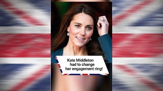 Kate Middleton had to change her engagement ring! #shorts