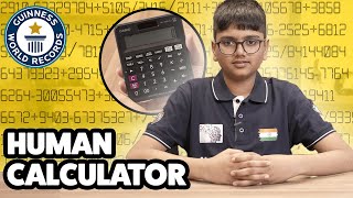 The 14-Year-Old Human Calculator - Guinness World Records