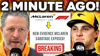 Mclaren & Zak Brown BREAKS SILENCE after SHOCKING NEW EVIDENCE of Unfair & Sabotage on Piastri!
