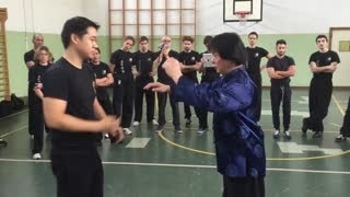 Blocking any attack in Wing Chun Sticky Hands / Chi Sau training