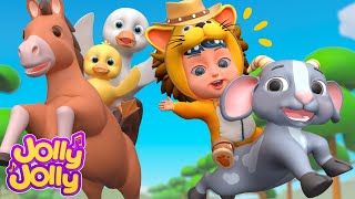 The animals on the farm + MORE - Best animals songs | Jolly Jolly - Learn and Play - Nursery Rhymes