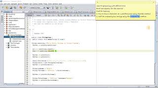 Java programming tutorial with Official Hord - String Class (Comparing Strings with .compareTo();)