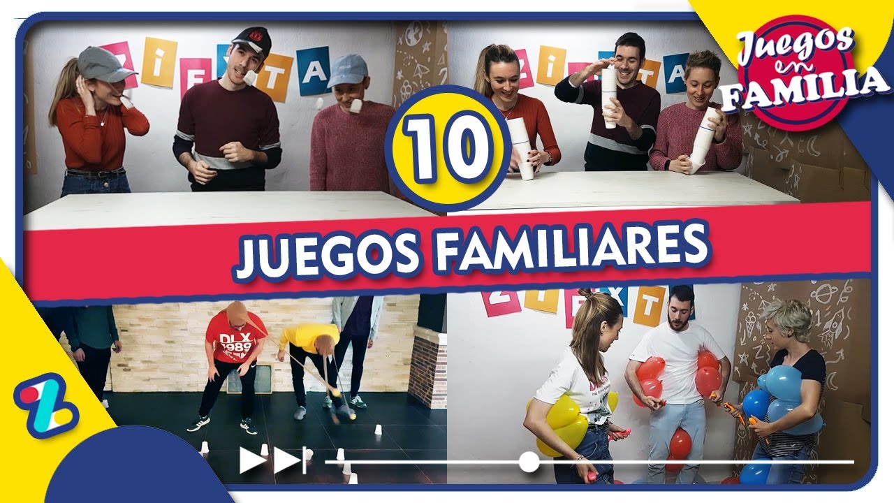 10 JUEGOS DIVERTIDOS Para JUGAR En FAMILIA Y AMIGOS - YouTube