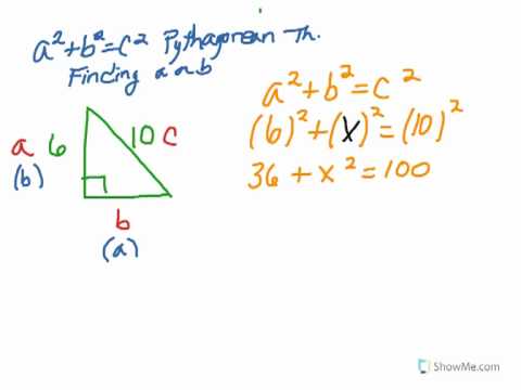 2.Pythagorean Theorem Find A Or B - YouTube