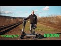 EcoWheel electric scooter with 115km/h - EcoWheel elektrokoloběžka s rychlostí 115km/h