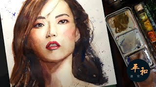 水彩人像示範 /Portrait Painting in Watercolour