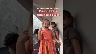 Pra rir! Floflô entregou o Lucas #shorts #virginiafonseca #lucasguedez