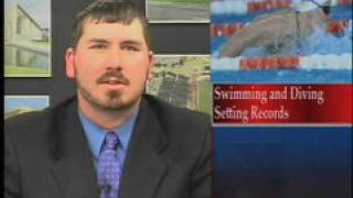 KUJH-TV News: KU swimming sets records