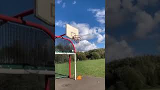 The rim at this basketball court is different 😂 (via: @sbb_uk) #shorts