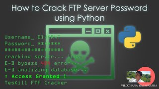 How to Crack FTP Server Password Using Python (How to crack password)