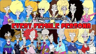 American Dad - Every Roger Female Persona