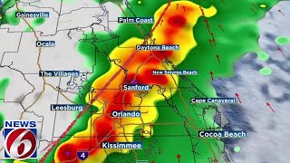 Strong storms coming to Central Florida