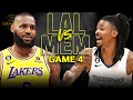 Los Angeles Lakers vs Memphis Grizzlies Game 4 Full Highlights | 2023 WCR1 | FreeDawkins