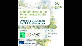 Webinar | Mobility Meet Up #3 | From Data to Public Value