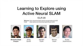 Learning to Explore using Active Neural SLAM (ICLR 2020)