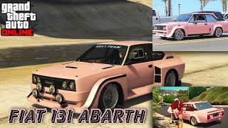 Recreating Tyler, The Creator's FIAT 131 Abarth in GTA Online - How to Make