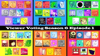 BFDI Viewer Voting Season 6 - Episode 1