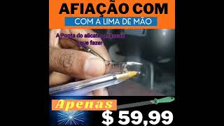 CURSO  DE AFIAÇÃO DE ALICATE DE CUTÍCULA COM A LIMA DE MÃO