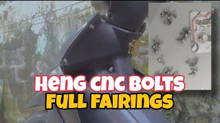 HENG CNC BOLTS SET FULL FAIRINGS - SMASH 115