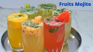 Fruits Mojito or Fruits ade Recipe - Summer Drink Recipe - Cool Drink Recipe #Mojitorecipe #mojito