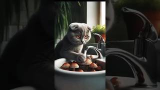 A cat dies after eating a poisonous mushroom #alone #kitten #shorts #catlovers #cat #viralvideo