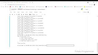 || Basic Stack operation in python || (push, pop, peek and displaying stack)