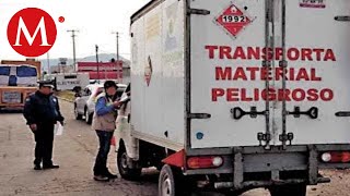 Emiten alerta en Edomex por robo de material peligroso