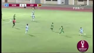 Daawo Cayaartii Somalia Vs Zimbabwe 1-0, goolkii kooxda somalia dhalisay