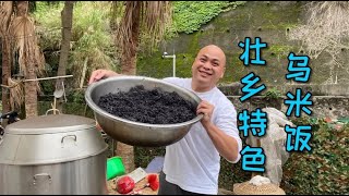 三月三是广西壮乡的传统节日，少不了传统特色美食，比如这乌米饭