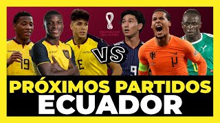 Próximos partidos amistosos y oficiales de Ecuador rumbo al mundial de Qatar 2022 🇪🇨🏆