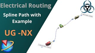 Siemens Unigraphics NX- Electrical Routing/Wiring and Harness || Spine path with example