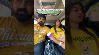 Every Male BestFriend With Girls 😂 #comedy #rajatswati #couplegoals #viral #bestfriend #shorts