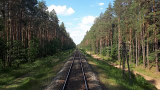 Przejazd pociągiem IC z Mockavy (Litwa) przez Suwałki do Białegostoku