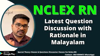 Nclex-RN Latest Question Discussion with Rationale in Malayalam