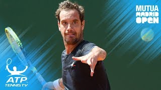 Richard Gasquet hits unplayable dropshot against Berdych! | Mutua Madrid Open 2018